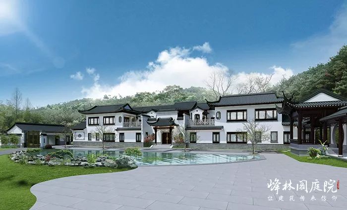 47.7m*16.8m两兄弟合建二层中式合院设计图纸